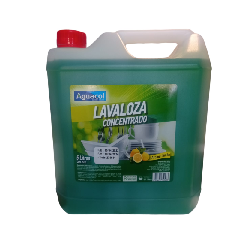 LAVALOZAS CONCENTRADO 5L<br>COD: S0044