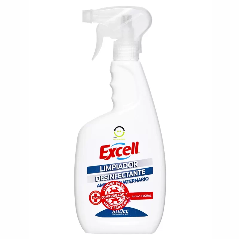 LIMPIADOR DESINFECTANTE EXCELL 500 ML<br>COD: S0337