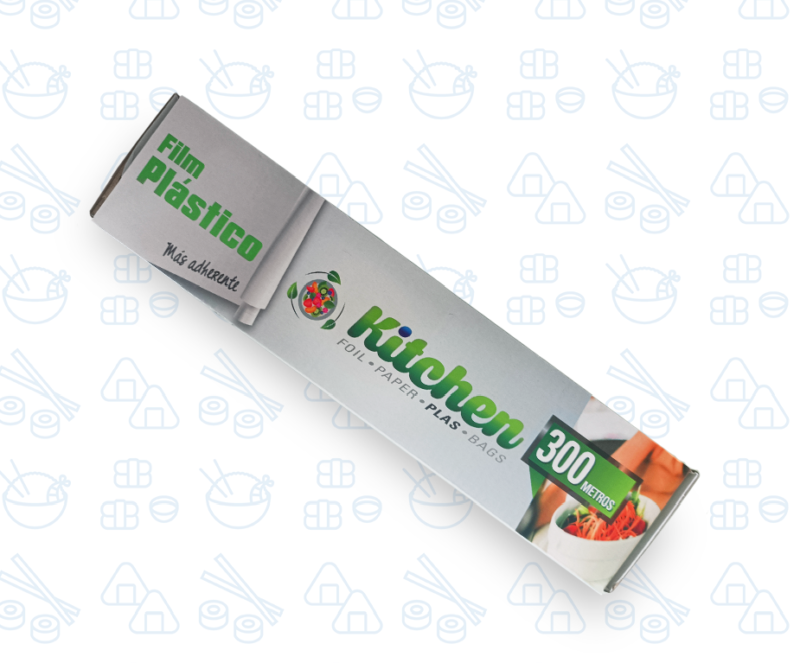 ALUSA - FILM ALIMENTO ROLLO, CAJA 300 MT<br> COD: S0378