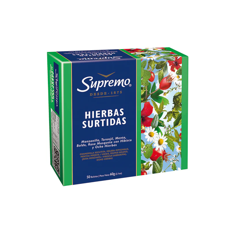 HIERBAS SURTIDADAS SUPREMO 50U<br>COD: S0480
