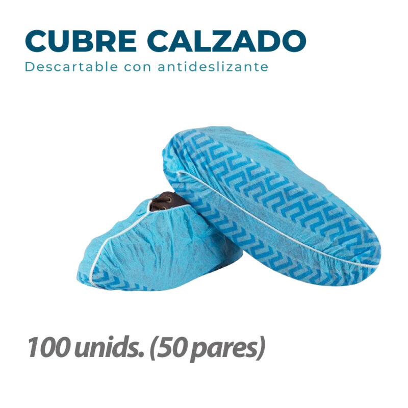 CUBRE CALZADO TELA ANTIDESLIZANTE- 50 PARES<br>COD: S0489