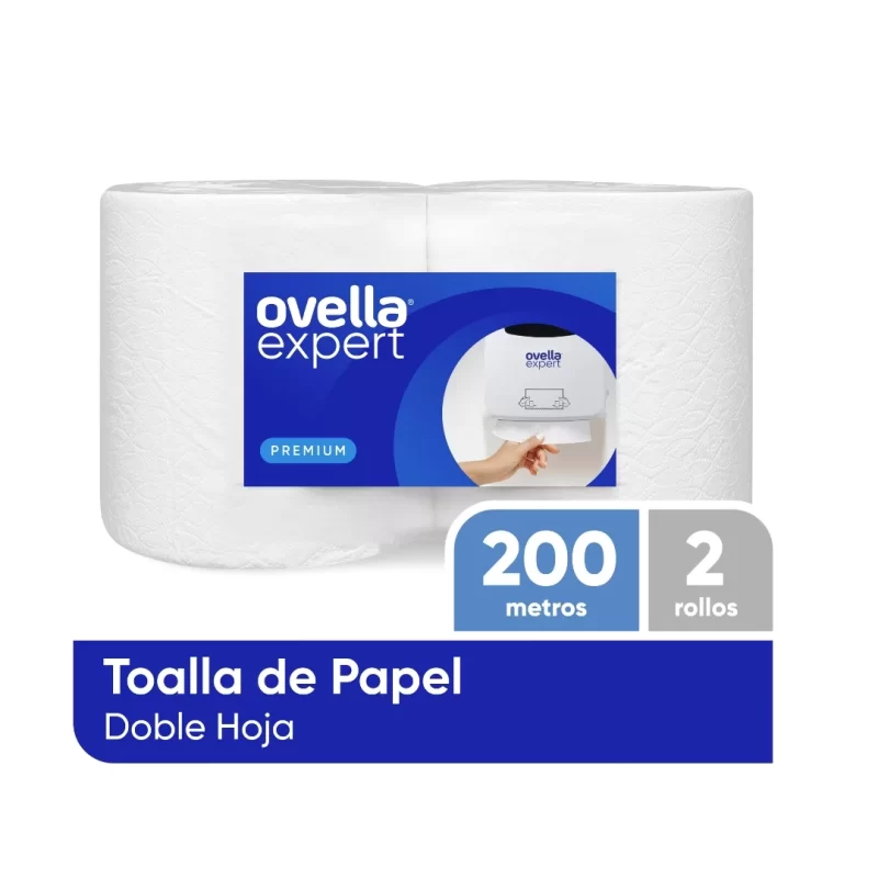 TOALLA OVELLA 2X200 MT - DOBLE HOJA <br> COD: S0341