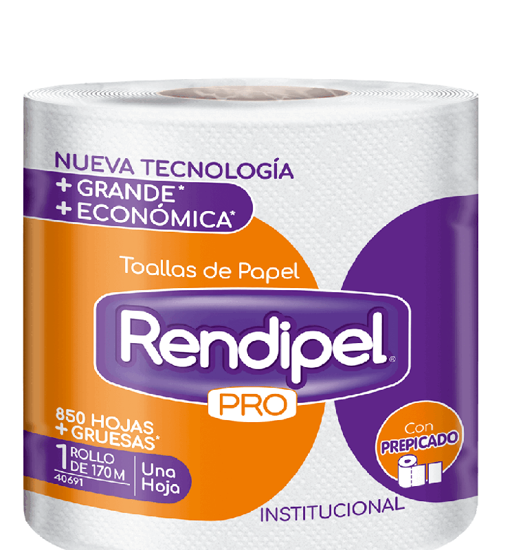 TOALLA PREPICADA 170 MT /HOJA SIMPLE<br>COD: S0358