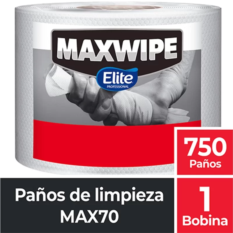 MAXWIPE 70 ELITE-ROLLO 750 PAÑOS<br>COD: S0142