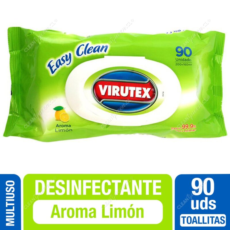 TOALLA DESINFECTANTE VIRUTEX 90U<br>COD: S0585